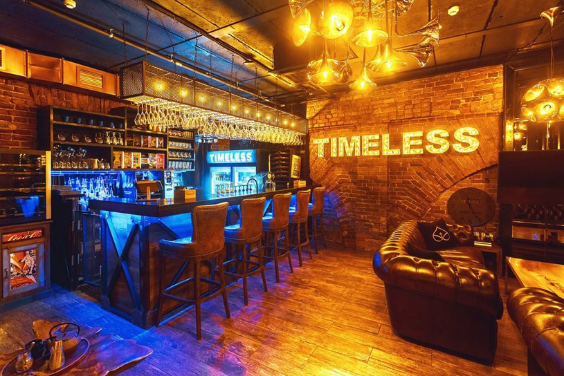 Лаунж-бар Timeless, Москва. Светильники ROMATTI