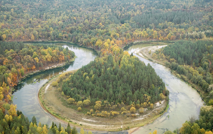 Река Илеть, национальный парк Марий Чодра (60 км от Йошкар-Олы), фото с сайта марий-чодра.рф