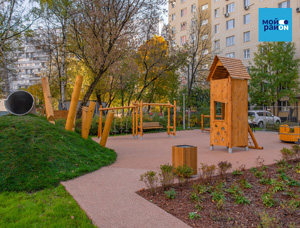 Реализованы пилотные проекты программы мэра Москвы «Мой район» по благоустройству придомовой территории
