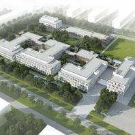 Конкурсный проект центральной районной больницы на 240 коек. ООО «Гинзбург и Архитекторы» (Москва)