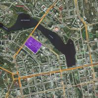 Ситуационный план конкурсной территории многофункционального городского центра «Екатеринбург-Сити»