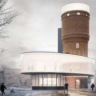 Проект реконструкции водонапорной башни в Щербинке. IND architects