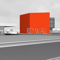 Концептуальный проект общественного здания «RED WALL». Архитектор: Сергей Косинов. Новосибирск