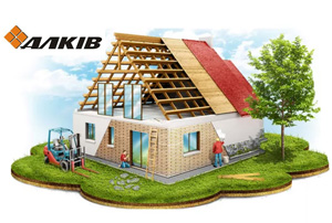 Строительство дома с магазином «Алкив»
