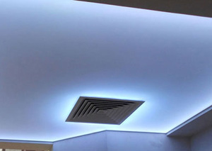 Натяжные потолки с подсветкой: виды и особенности освещения