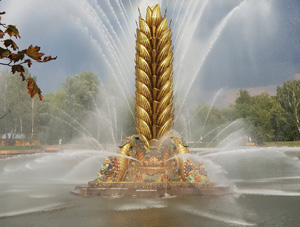 На ВДНХ реставрирован фонтан «Золотой колос»