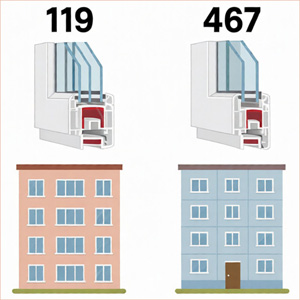 Окна ПВХ в Риге для домов 602, 467, 103, 119 серии – пластиковые окна Латвия