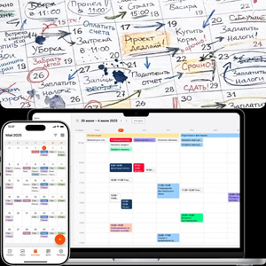 Система планирования недели для работы, личных задач и целей