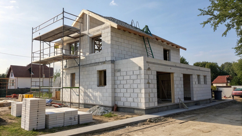 Дома из газобетона