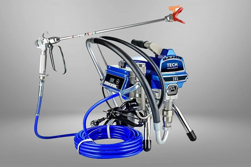 Безвоздушное распыление (Airless). Окрасочный аппарат с электроприводом TL-595
