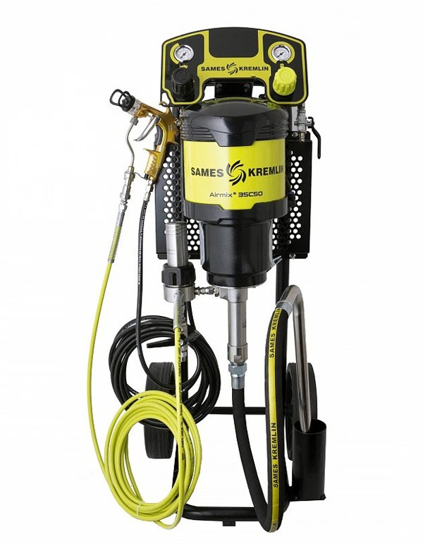 Комбинированное распыление (Air Assisted Airless). Окрасочный аппарат KREMLIN EOS 35:1