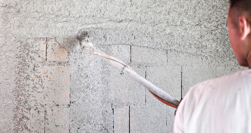 Механизированная штукатурка стен