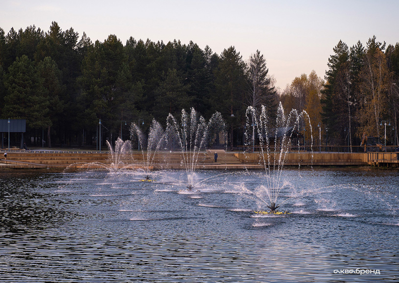 Плавающие фонтаны в Белебее