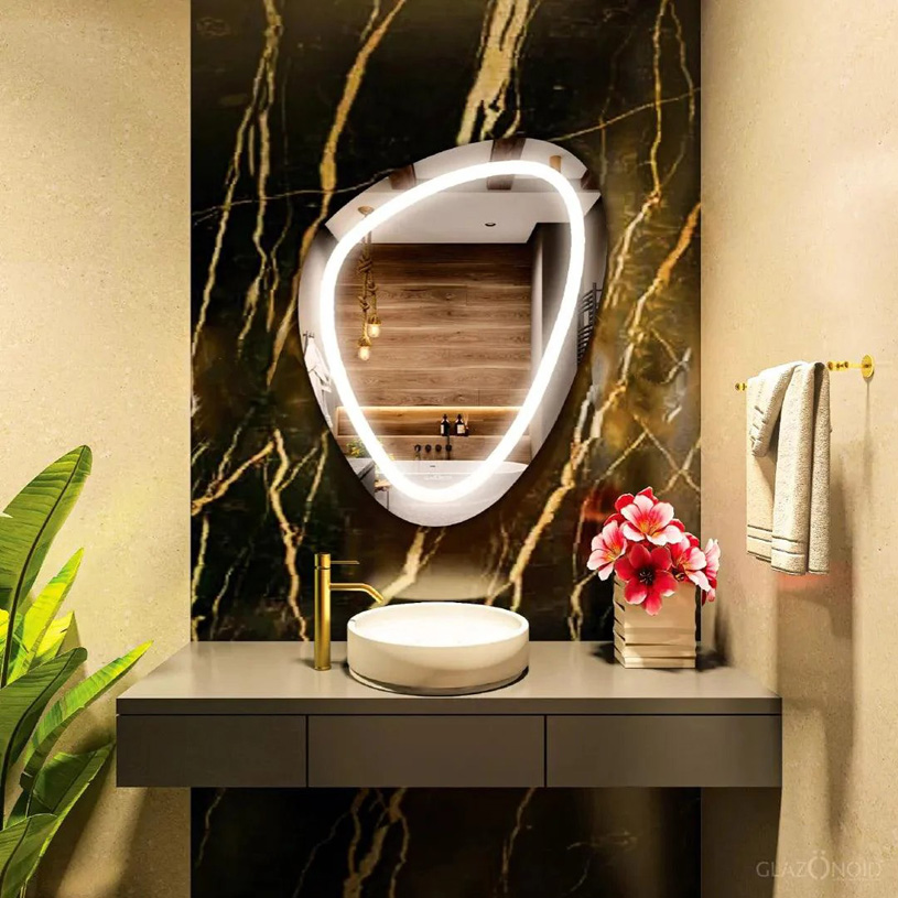 Зеркало с подсветкой в ванную