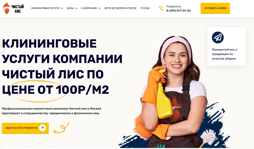 клининг в Москве