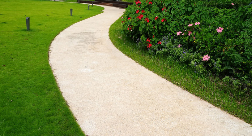 Бетонные дорожки на даче