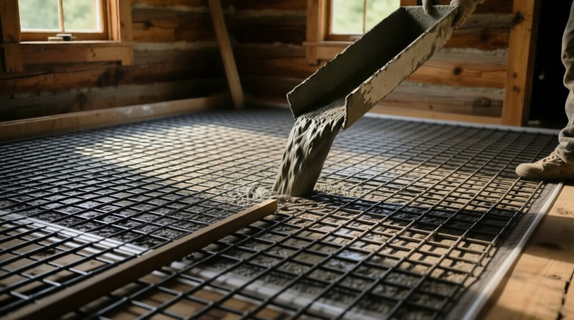 Стяжка на деревянный пол