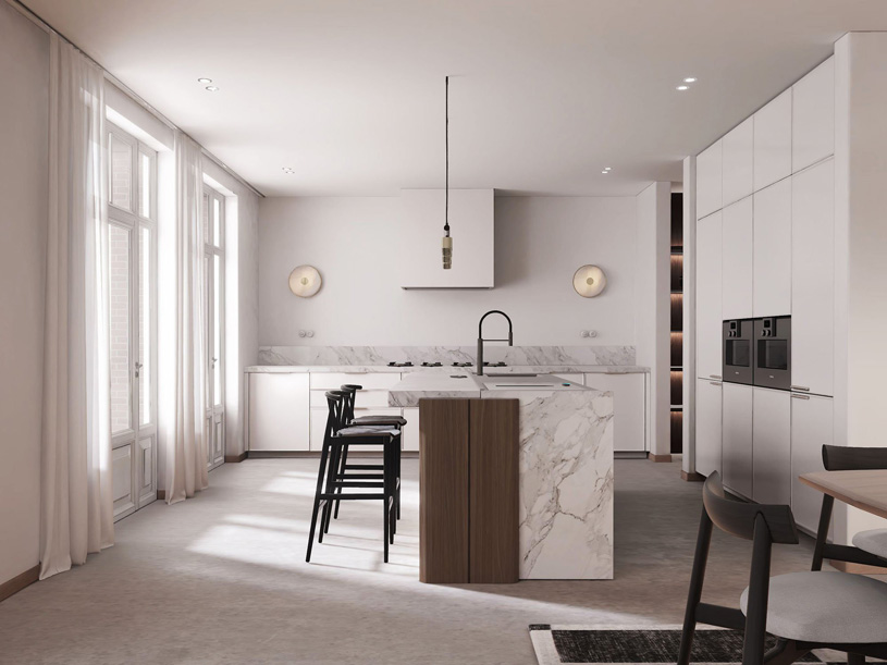 Кухня California фабрики SCIC Кухня California фабрики SCIC