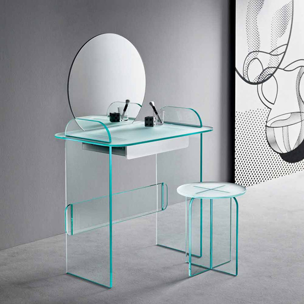 Дизайн туалетного столика с зеркалом