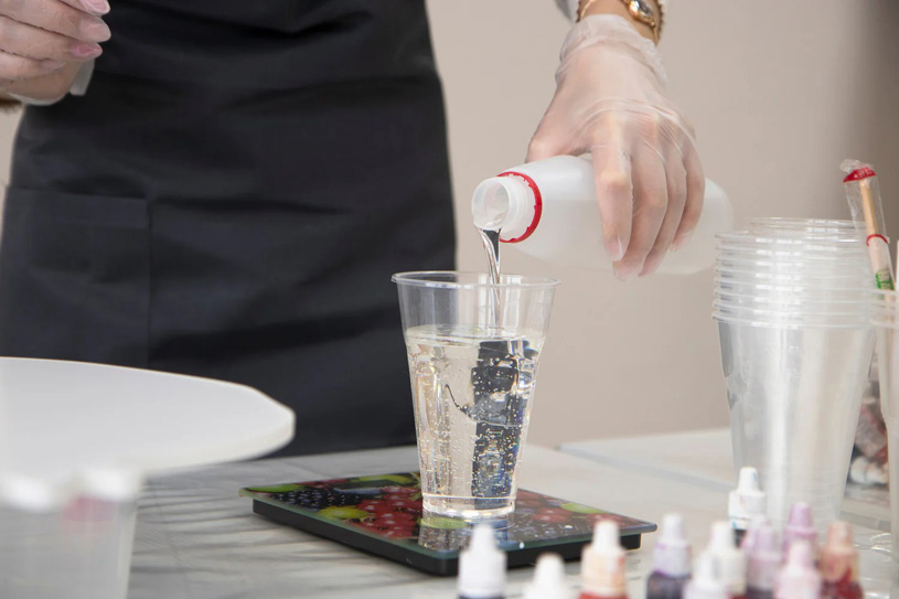 работа с эпоксидной смолой