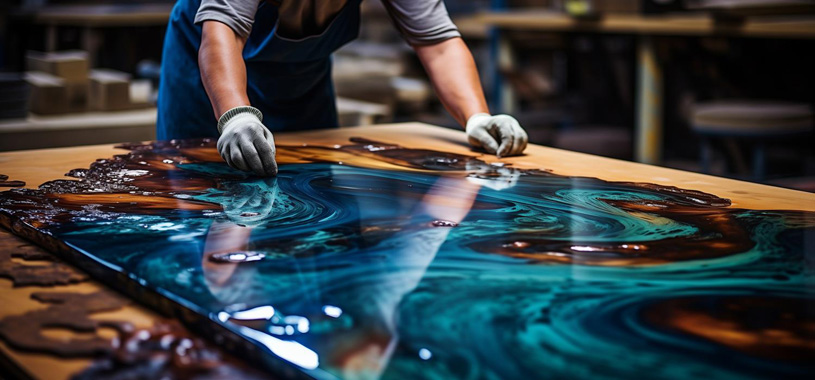 работа с эпоксидной смолой