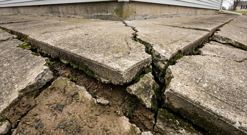 разрушение фундамента