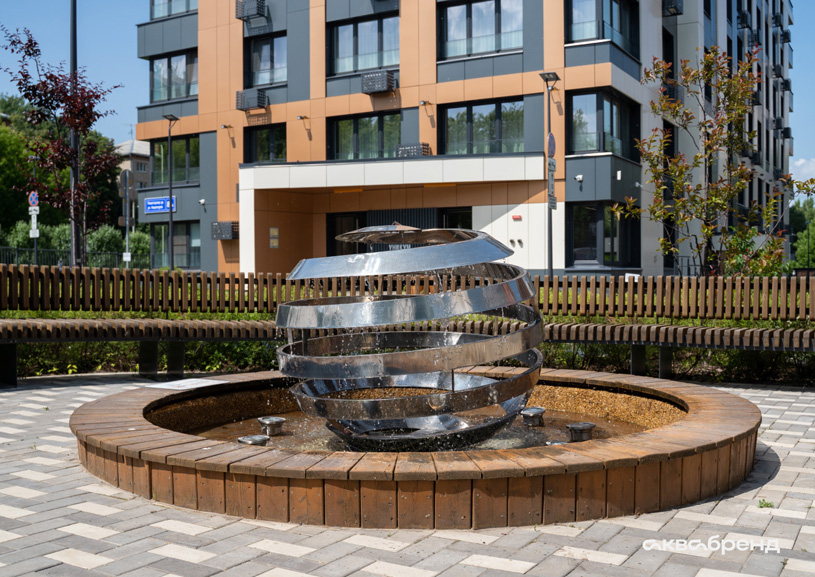 Фонтан «Апельсин» в ЖК «Новаторов» (г. Казань)