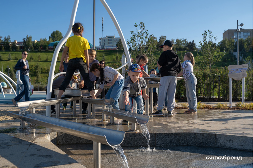 Водные аттракционы в парке «Елмай» (г. Казань)