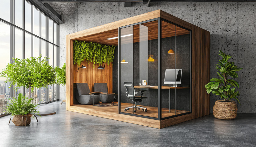 Озеленение офисов как элемент современного дизайна интерьеров