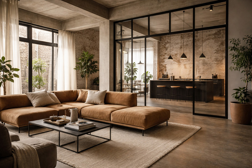 Индустриальная эстетика в интерьере