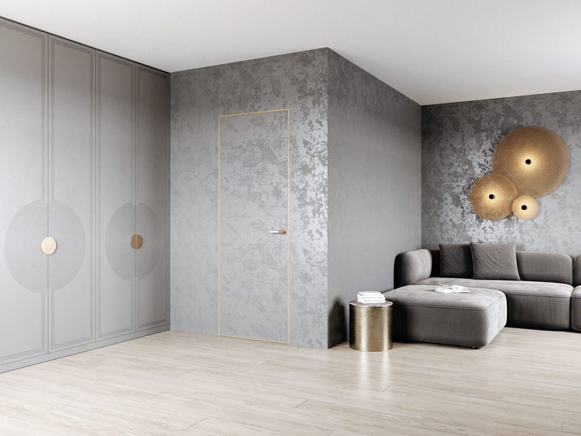 Межкомнатная дверь скрытого монтажа