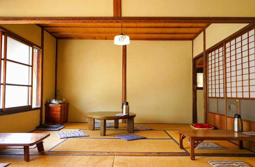 Интерьер традиционного японского жилого дома