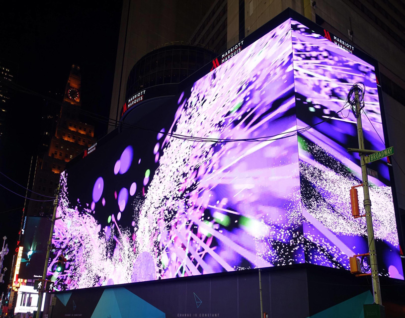 светодиодный фасад