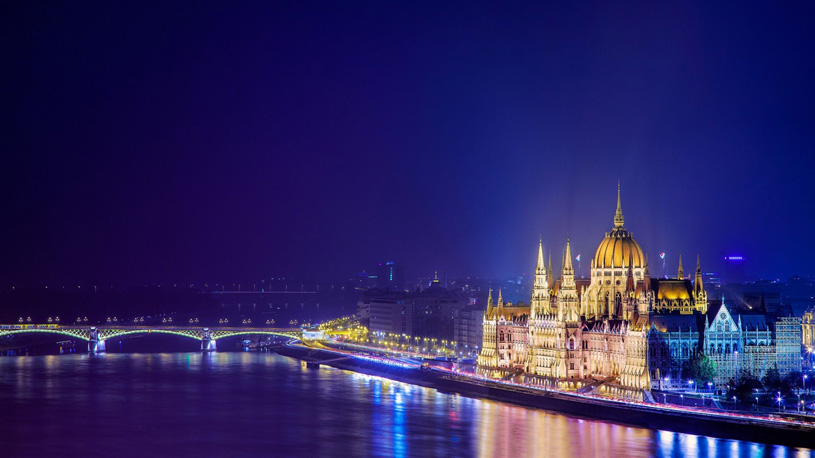 Световая панорама Будапешта
