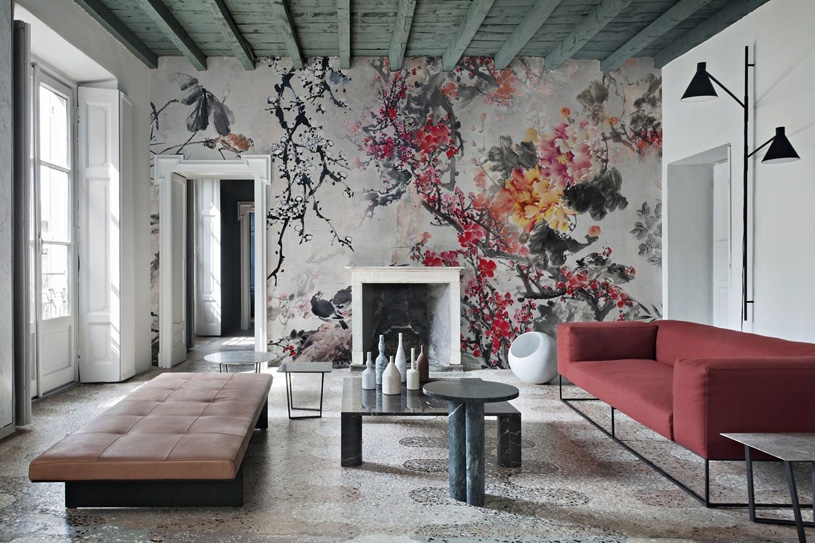 обои для гостиной