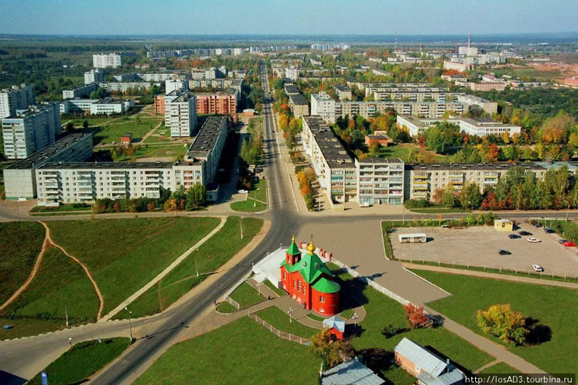 Луховицы, панорама жилой застройки