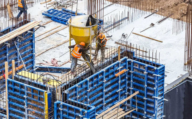 Съёмная металлическая опалубка для монолитного строительства