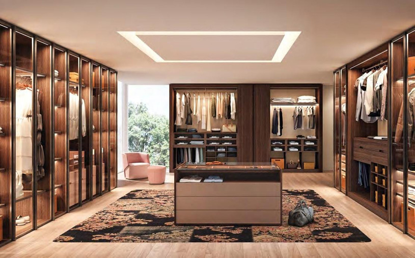 современные гардеробные системы