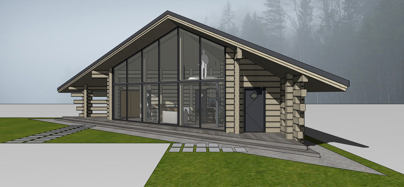 Проект современной бани из бруса