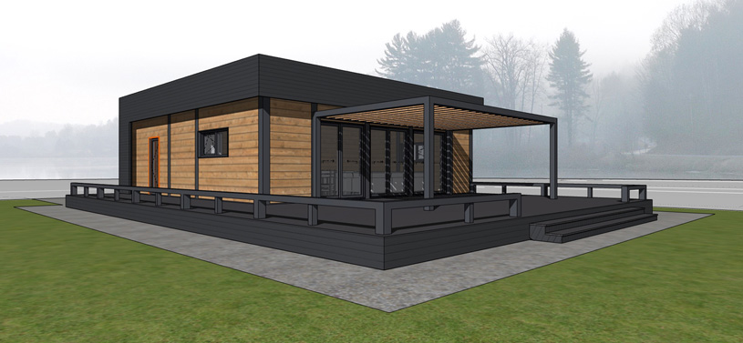 Проект современной бани из бруса