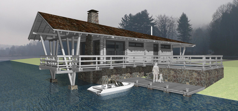 Проект современной бани из бруса