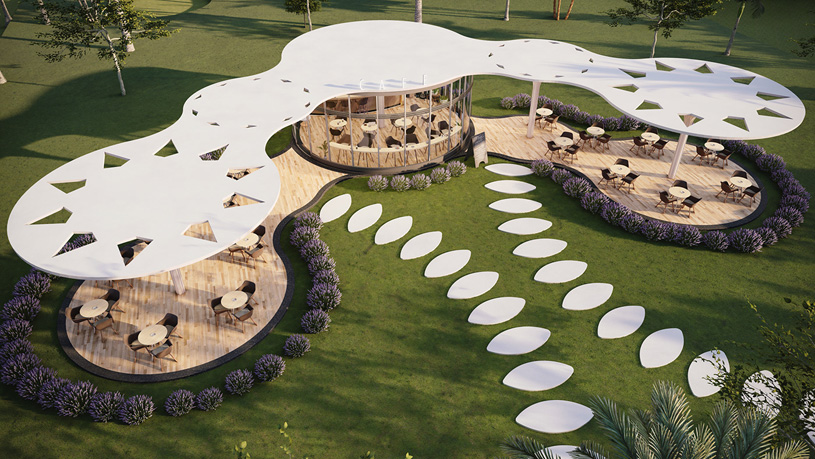 Зонирование открытых пространств: лёгкость и функциональность