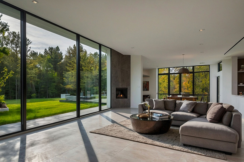 панорамное остекление жилого пространства