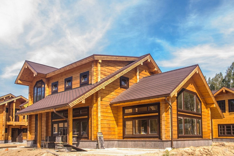 Дом из клееного бруса. ГК Приозёрский Лесокомбинат