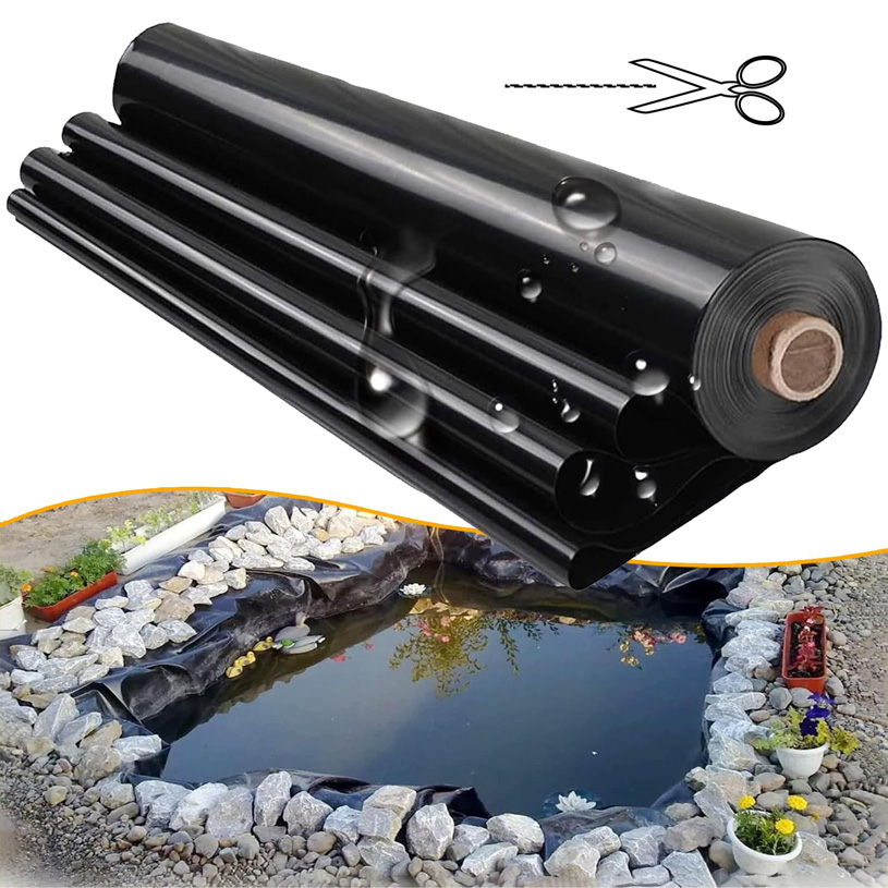 Как рассчитать размер плёнки для пруда