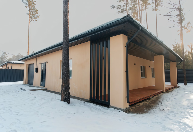 дом из газобетонных блоков