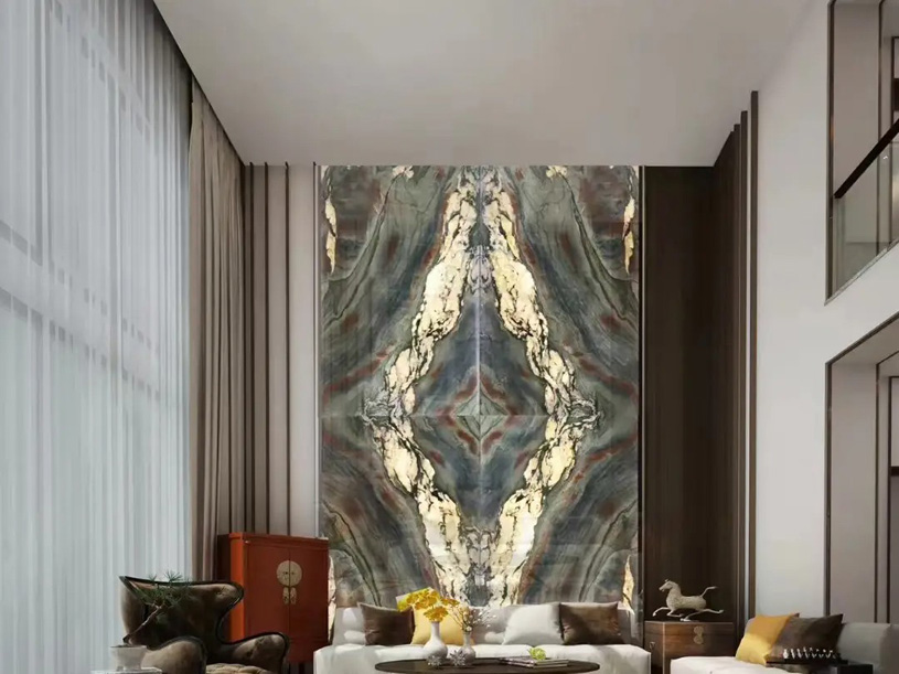 кварцит в интерьере