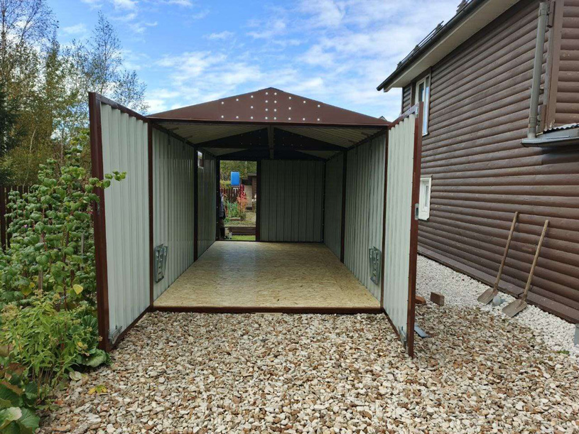 Готовый гараж для машины