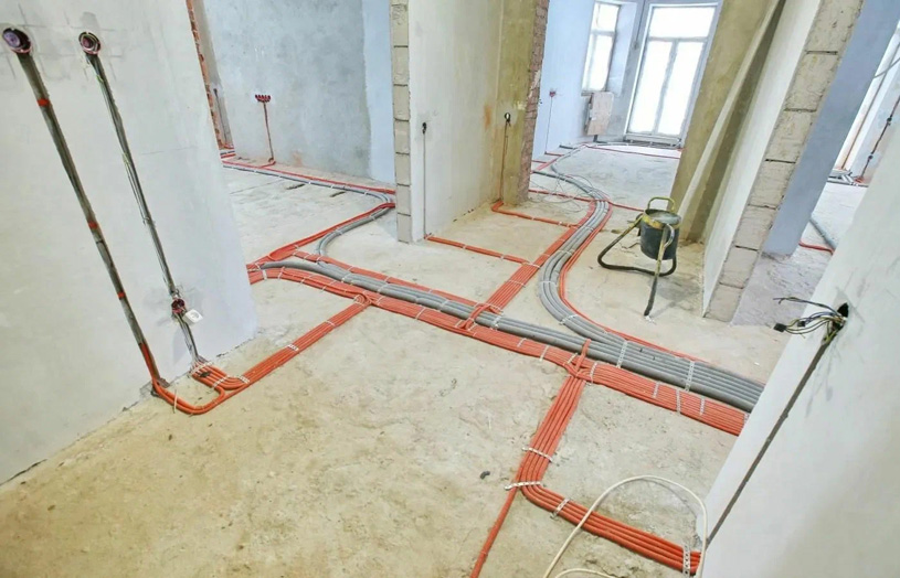 ремонт квартиры в новостройке: прокладка электрической сети