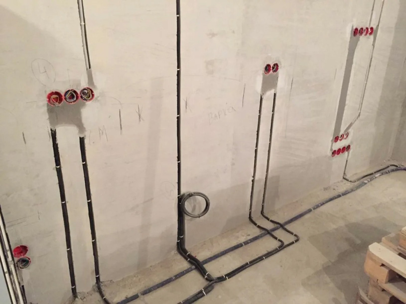 прокладка кабеля электрической проводки по штробам прокладка кабеля электрической проводки по штробам